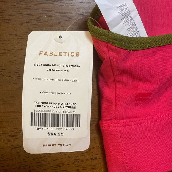 Fabletics- Siena high impact sports bra - Picture 4 of 5